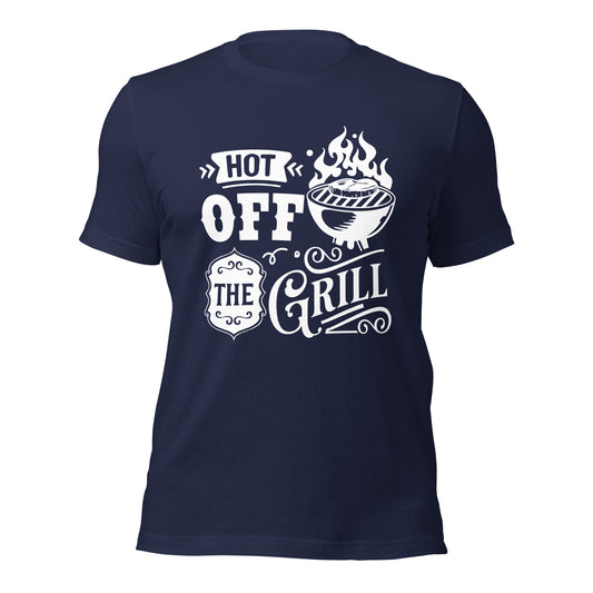 Hot off the Grill Funny BBQ Unisex t-shirt